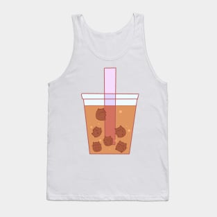 cat boba tea Tank Top